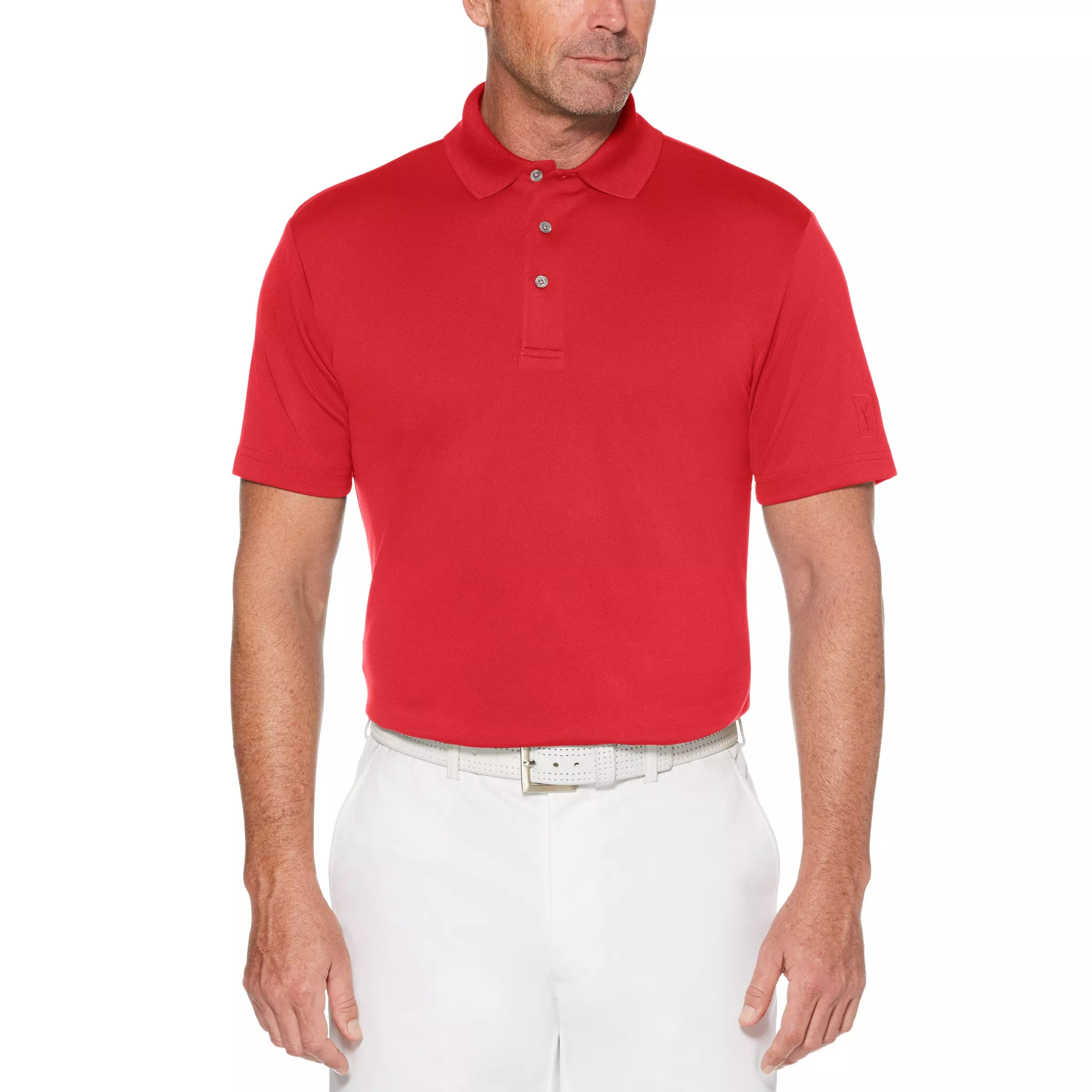 Pga tour men's outlet airflux solid polo shirt